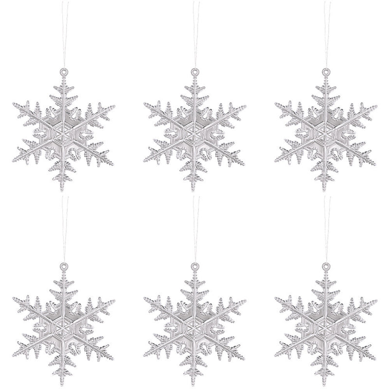 Transparent Snowflake Deer Pendant Christmas Party Decoration Christmas Tree Decor Hanging Ornaments New Year Gifts