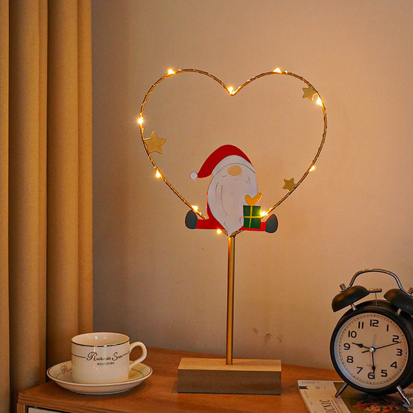 Christmas Led Wrought Iron Decorative Lamp Ornaments